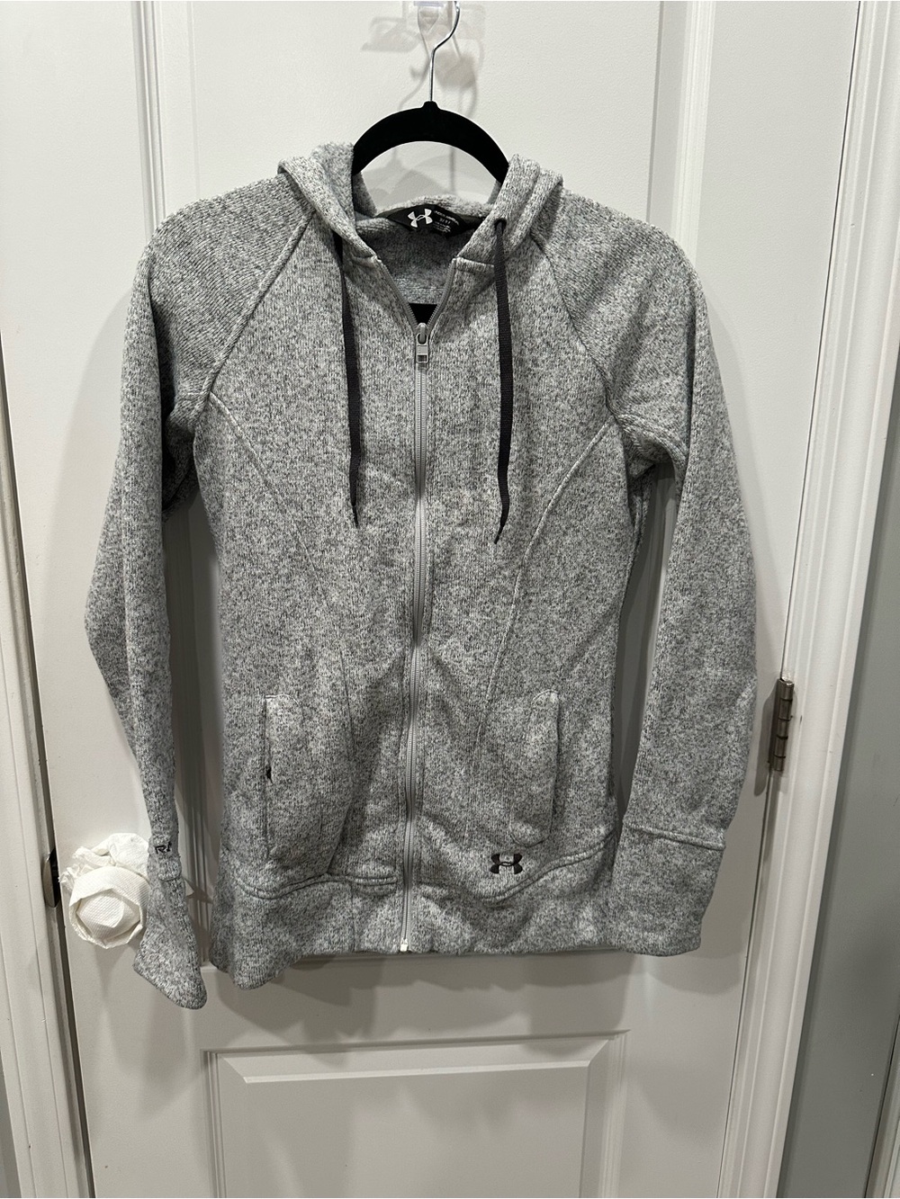Under Armour Storm Heather Gray Women's Full-Zip Hooded Jacket